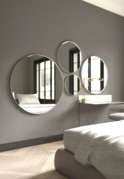 Frost Spiegel rund UNU 80cm white